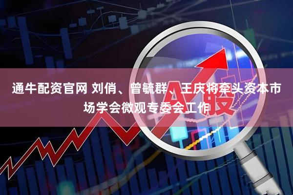 通牛配资官网 刘俏、曾毓群、王庆将牵头资本市场学会微观专委会工作