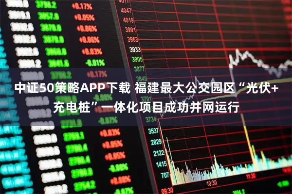 中证50策略APP下载 福建最大公交园区“光伏+充电桩”一体化项目成功并网运行